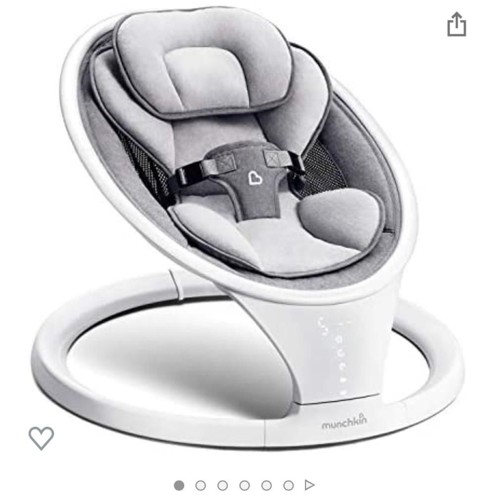 Munchkin Bluetooth Enabled Lightweight Baby Swing